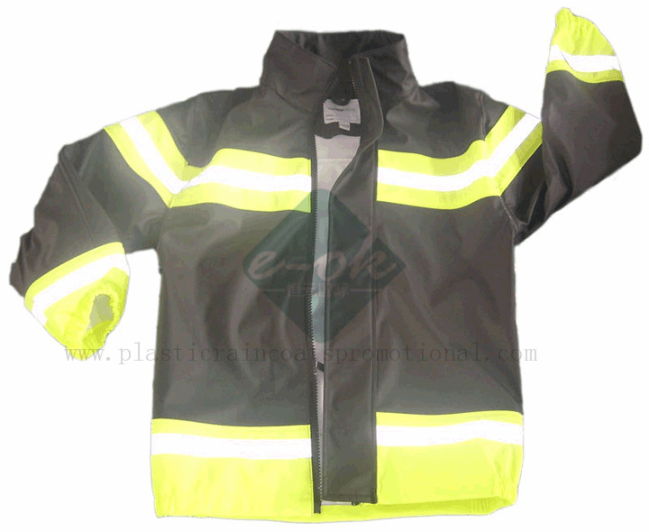 PU raincoats PU rain jacket-PU plastic raincoats